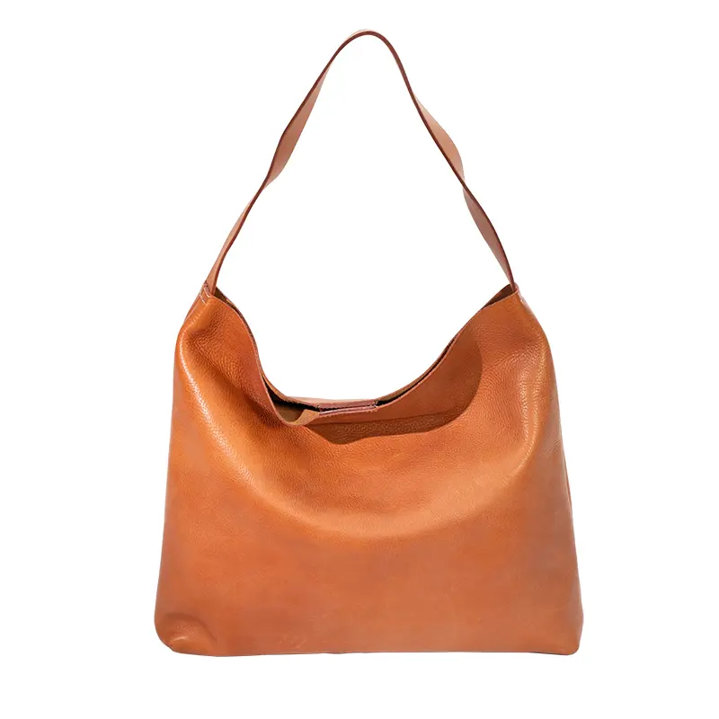Kasviparkittua nahkaa Hobo Bag